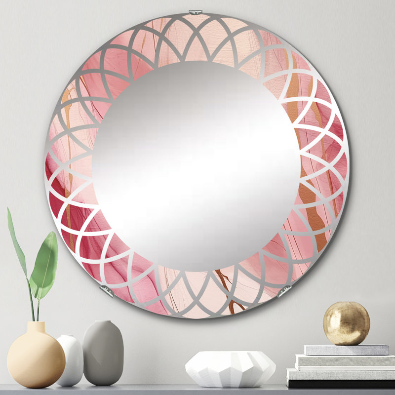 Miroir mural rond Kopelson, 24 po x 24 po