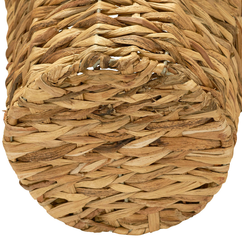 Corbeille en osier tissé à la main, Jacinthe teint, 3 (gallons)