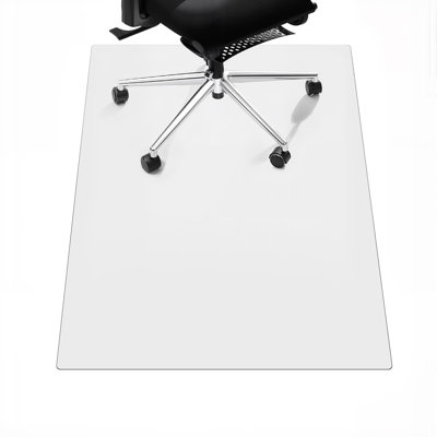 Tapis de chaise de bureau pour les planchers recouverts de tapis, tapis de chaise de bureau robuste avec clous antidérapants, tapis de chaise d'ordinateur Easy Glide pour bureau à domicile