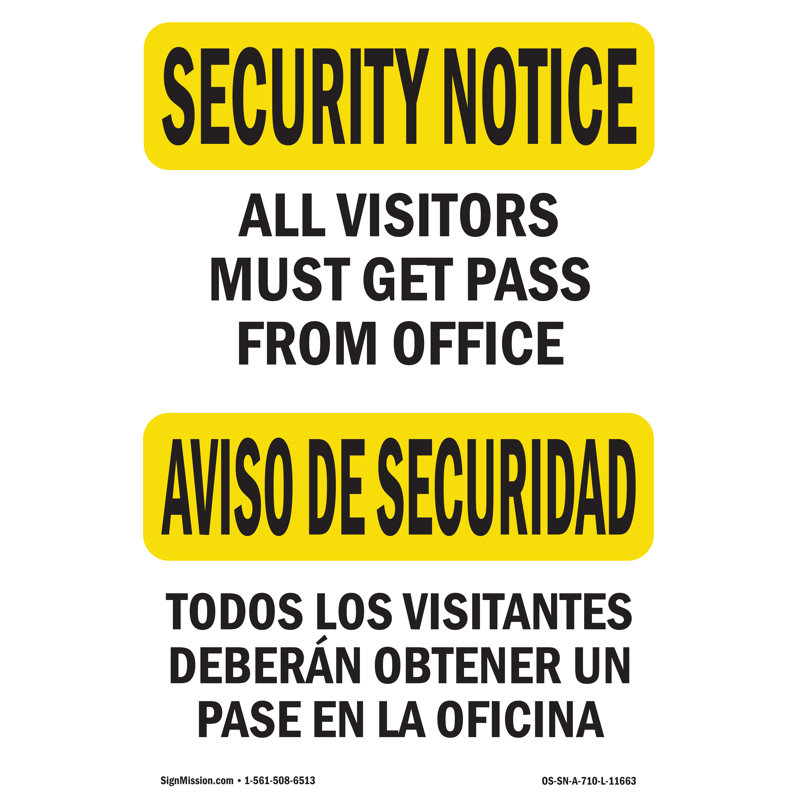 Panneau de sécurité Osha, H 24 po x l 18 po x P 0,1 po