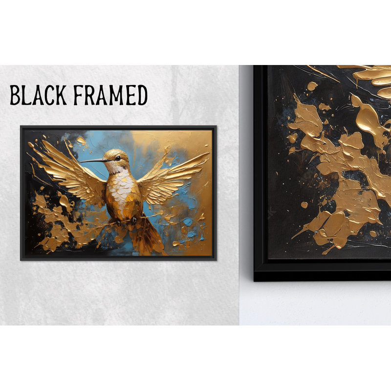 Imprimé animalier moderne, impression sur toile pour maison contemporaine, 1P BlackFramedCanves, 35,5 po H x 47,3 po l