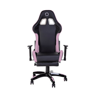 Nibio Adjustable Reclining Ergonomic Swiveling PC & Racing Game Chair with Footrest