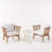 Reichenbach Acacia 2 - Person Patio Conversation Set with Cushions