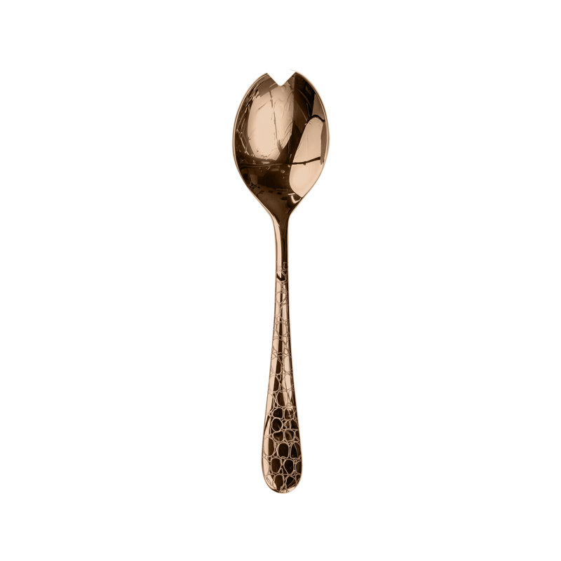 Coccodrillo Stainless Steel Serving Piece, Bronzo