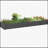 Wooden Raised Garden Bed Kit with 2 Boxes-1580347554
