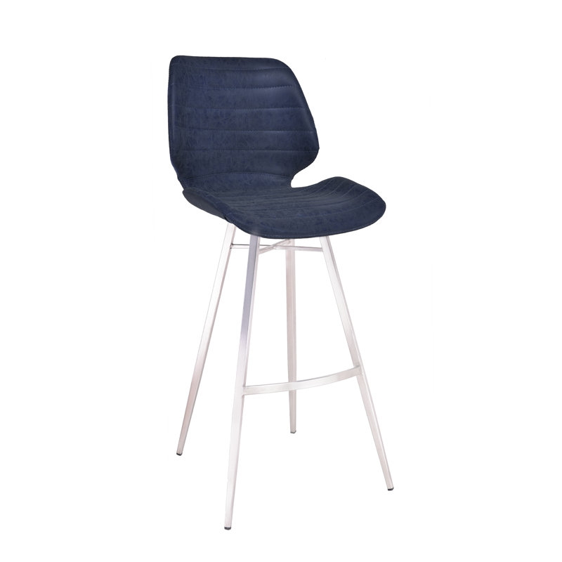 Tabouret de comptoir 27 po Tayla, Bleu foncé, Tabouret de comptoir (siège d'une hauteur de 27,5