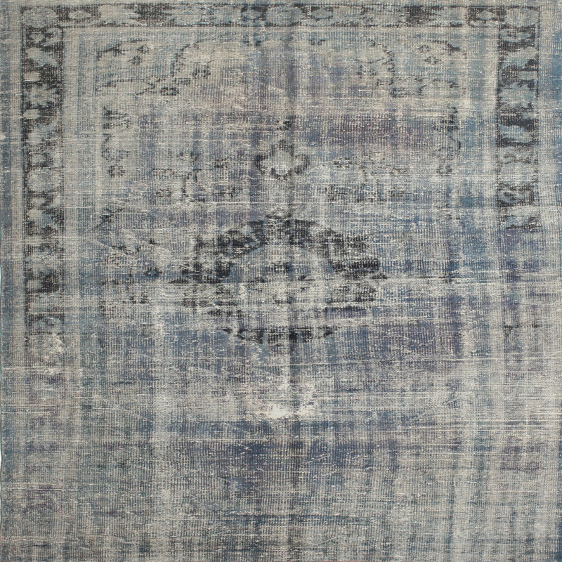 Tapis brun éclairage traditionnel/vert light Nikias, Carré 3 pi