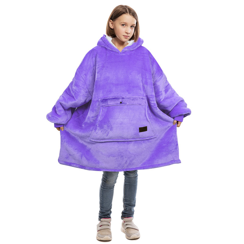 Sweat à capuche pour enfants Catalonia, Mauve
