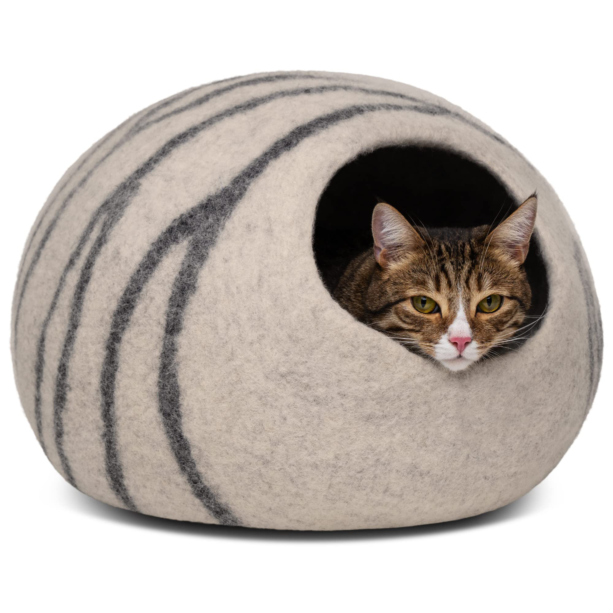 Archie & Oscar™ Cat Bed Cave Premium Felt Handmade Wayfair Canada