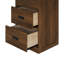 Armoire 3 tiroirs en brun-340076249