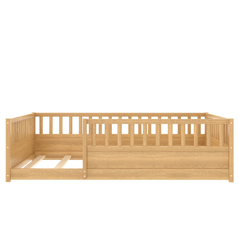 Structure de lit pour enfants Montessori, Double, Naturel