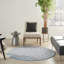 Tapis intérieur / extérieur bleu / gris Amamda-1120516152