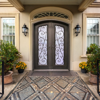 Watercress Arched Iron Door