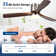 52 In. Wood Indoor Black Ceiling Fan With Dimmer Led Light And Dc Reversible And App/Remote Control And Memory Function