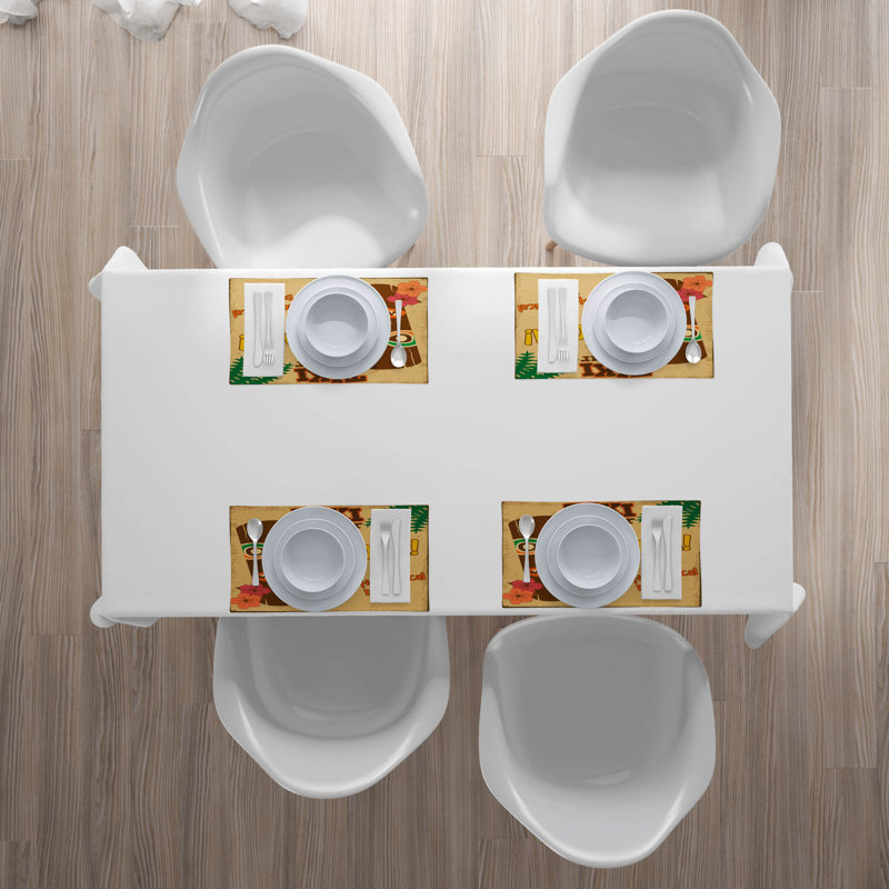 Mccreary Tiki Bar Old Drink Placemat