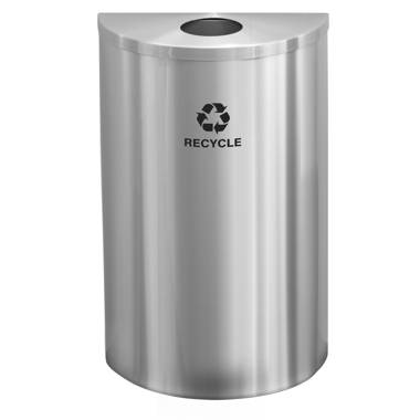 simplehuman 115 Liter / 30 Gallon Bullet Open Top Trash Can Commercial  Grade Heavy Gauge, Brushed Stainless Steel