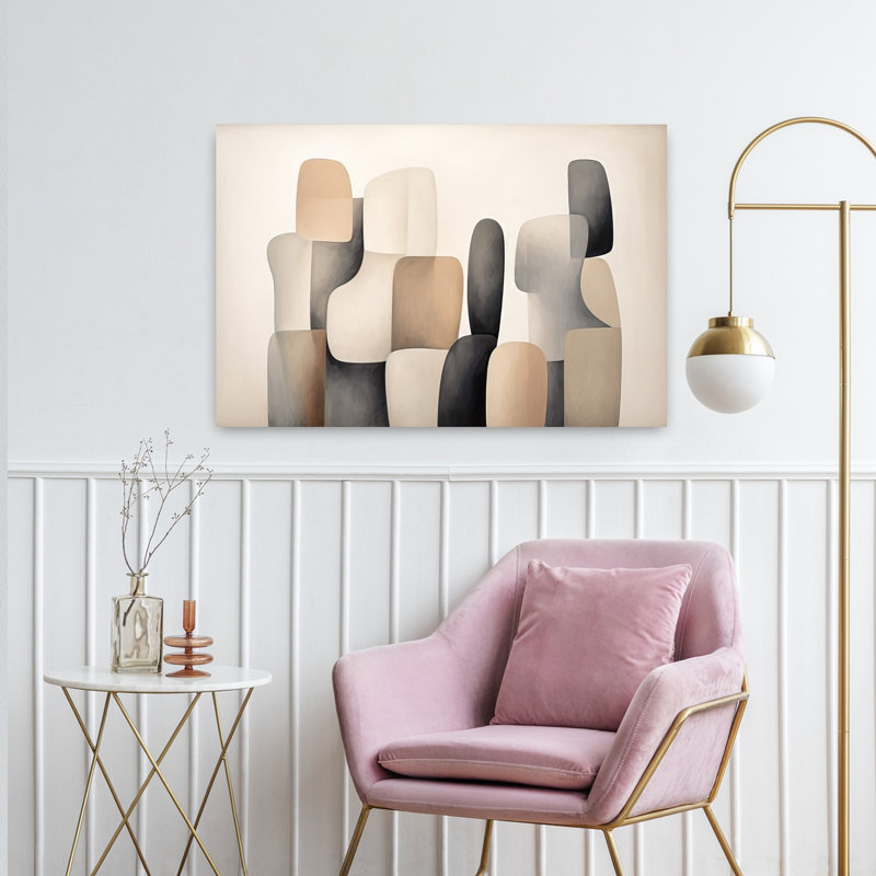 Art contemporain, art contemporain abstrait, H 36 po x l 24 po