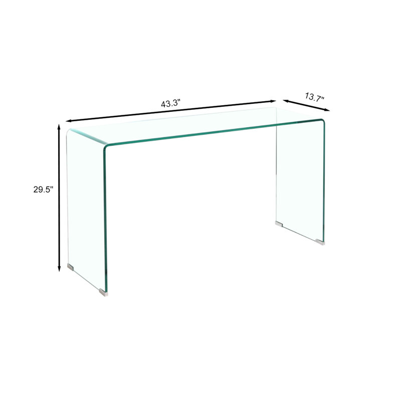 Coffee Table 12Mm Tempered Bent Glass
