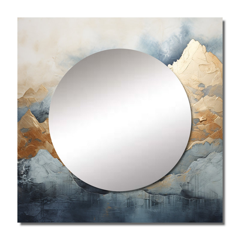 Phip - Miroir carré décoratif mural pour chambre à coucher, 23 po x 23 po