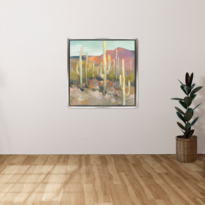 "High Desert I" par Julia Purinton, reproduction sur toile dans un cadre flottant