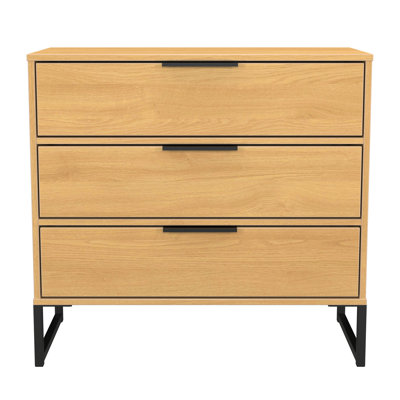 Bibek 76 cm W Chest of 3 Drawers