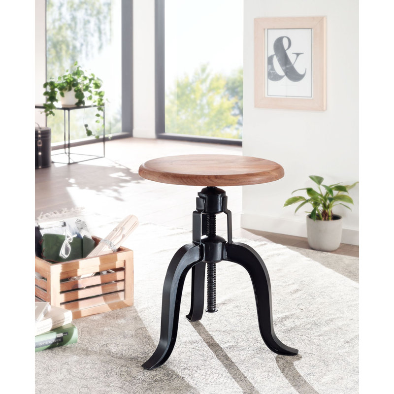 Aadrika Solid Wood Accent Stool