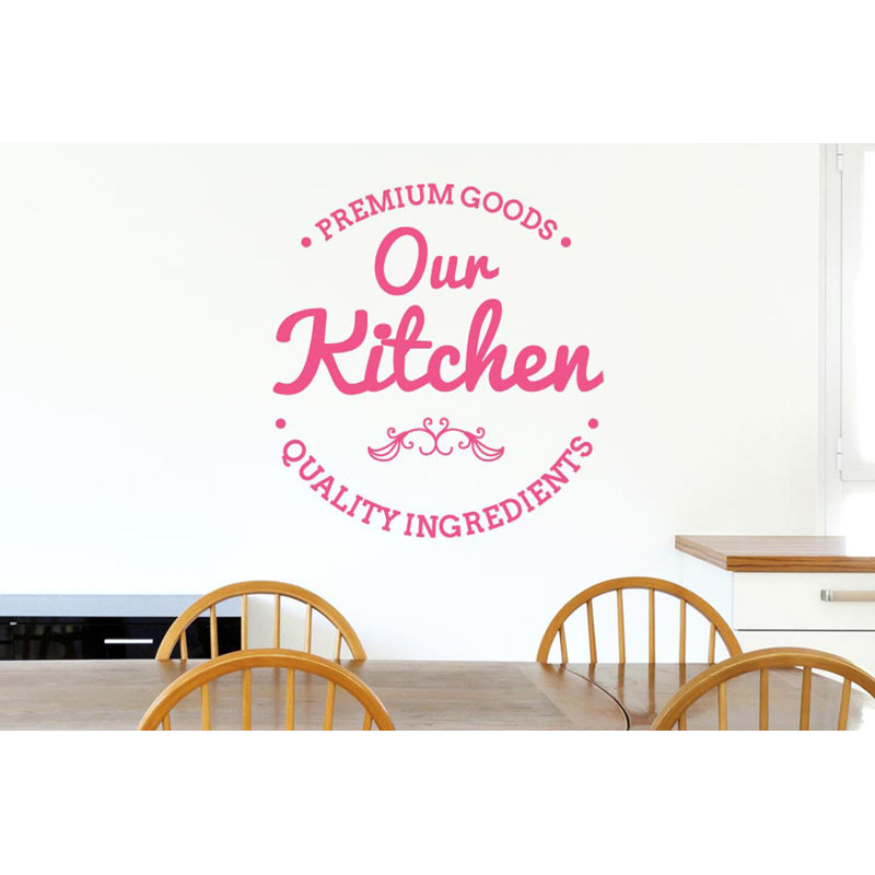Non-Wall Damaging Wall Decal, Pink