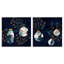 "Abstract Ornaments on Tree", ensemble de 2 toiles d'art sur toile par Jennifer Paxton Parker-877993155