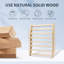 Dossier de sauna ergonomique en bois de pruche en forme de S Anchor