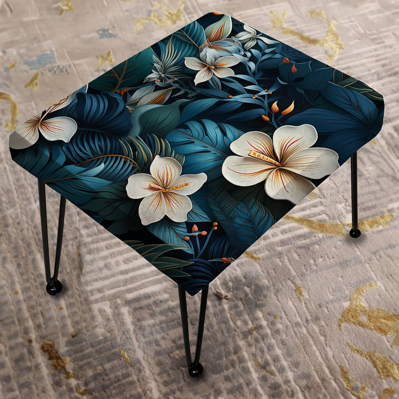 Moody Tropics Moody Patterns - Tropical Rectangle Ottoman