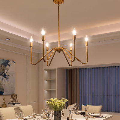 Xavieyah 6-Light Candle Style Empire Chandelier