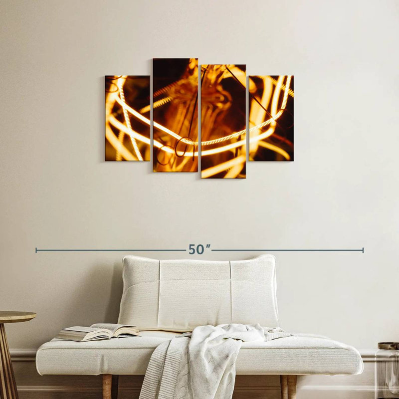 Lampe à filament doré Kerner, H 22 po x l 36 po