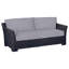 Club 89" Wide Outdoor Wicker Loveseat with Cushions-30564831-30564872-70236913