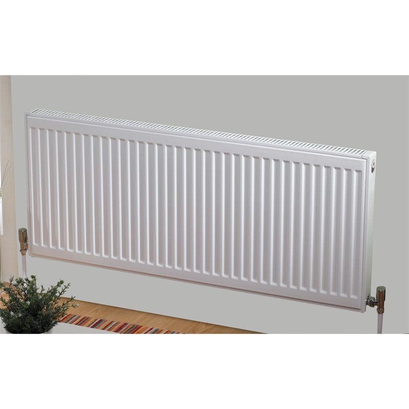 Dietrich Single Panel Radiator, 60cm H x 70cm W x 6cm D
