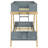 Frankie Wood Twin Over Twin Bunk Bed And Natural-609454584