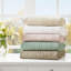 Oversized Quilted Throw with Scalloped Edges Seafoam 60x72"-113920785
