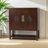 25 Pair Solid Wood Shoe Storage Cabinet