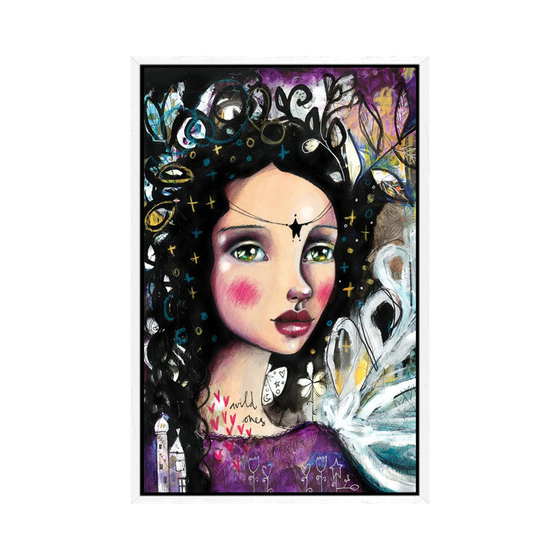 Wild Ones by Tamara Laporte - Print on Canvas, White Framed, 66.04 cm H x 45.72 cm W