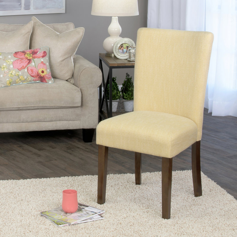 Carista Upholstered Parsons Dining Chair, Glenbrier Daisy