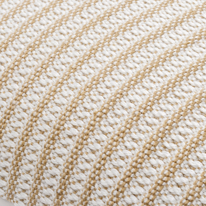 Ryazan Striped Reversible Throw Pillow, 18"H x 18"W, Down Blend