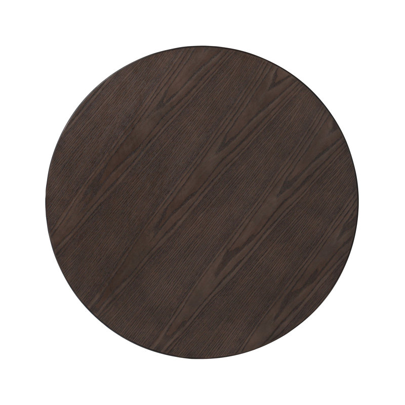 Goetz Bar Table-Brown Oak-Bar, Brown Oak Veneer, 36.5" H x 32" L x 32" W