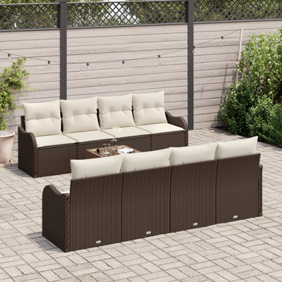 121cm Wide Patio Sofa with Cushions