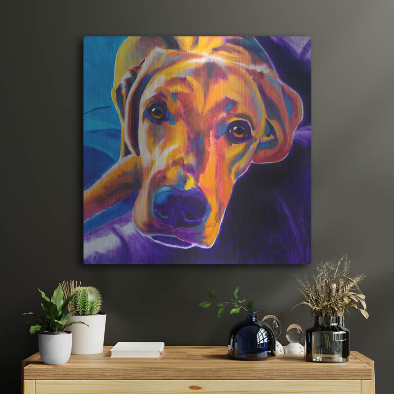 «Lab - Lil Bear» par Dawg Painter, H 24 po x l 24 po