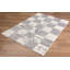 Tapis d'intérieur / à carreaux blanc / gris 7 pi x 9 pi (6 pi 6 po x 9 po 4 po) Branch Prana-123143465