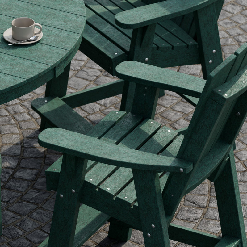 Heritage 7-Piece 60" Pub Counter Set, Turf Green