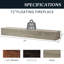 72 po - Accessoire de foyer rustique en bois rustique