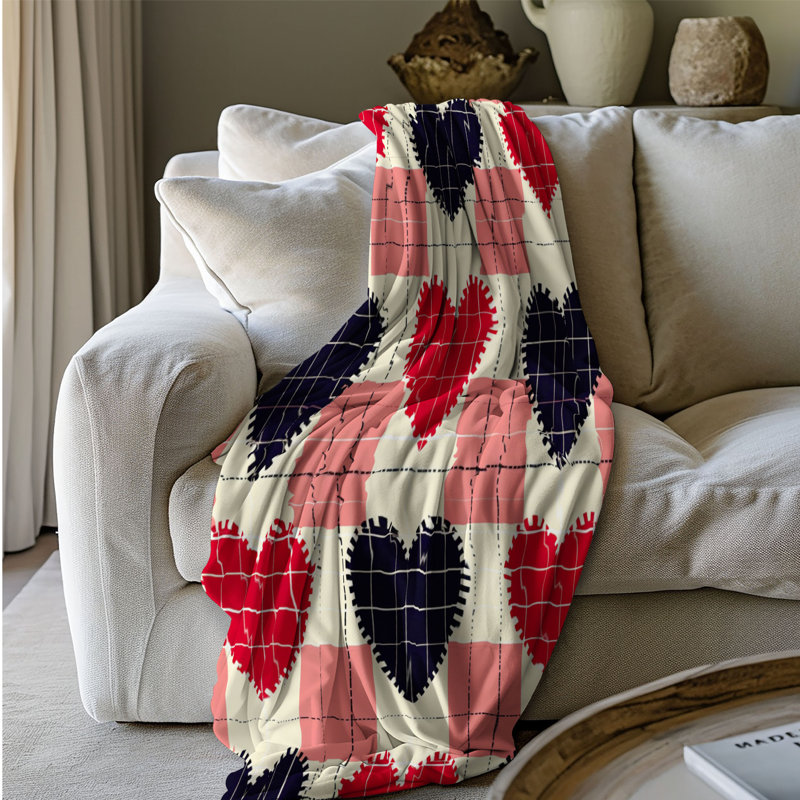Collection Affection Plaid - couverture en sherpa de qualité supérieure 1 pièce, Lit simple
