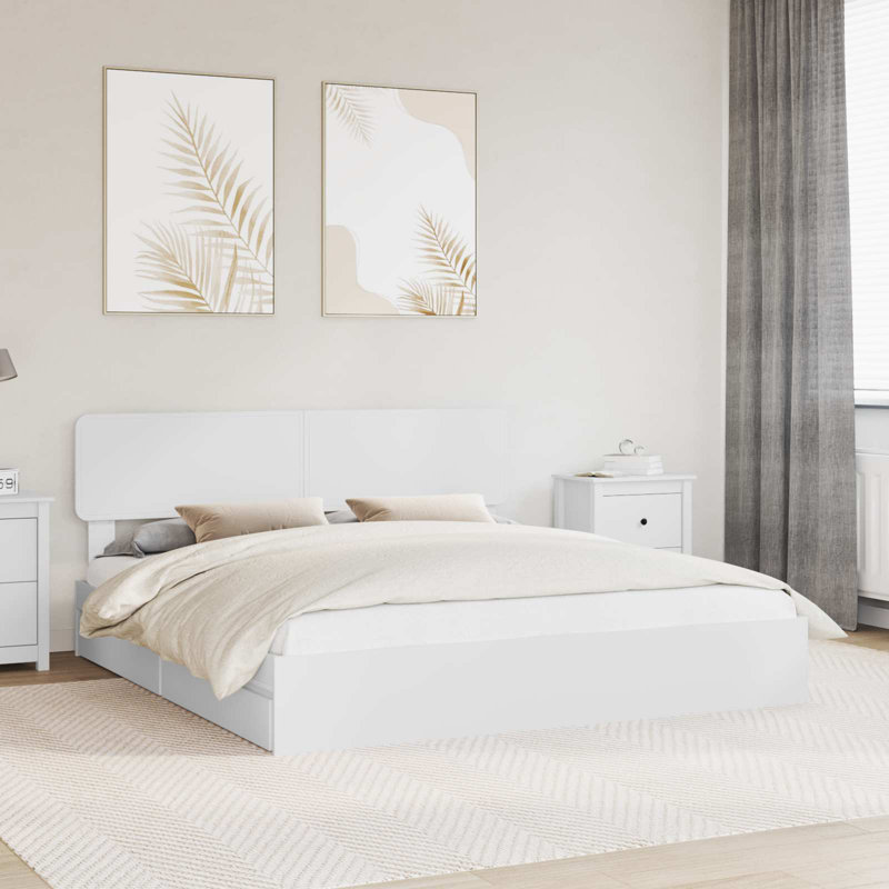 Bed, Kingsize (5'), White
