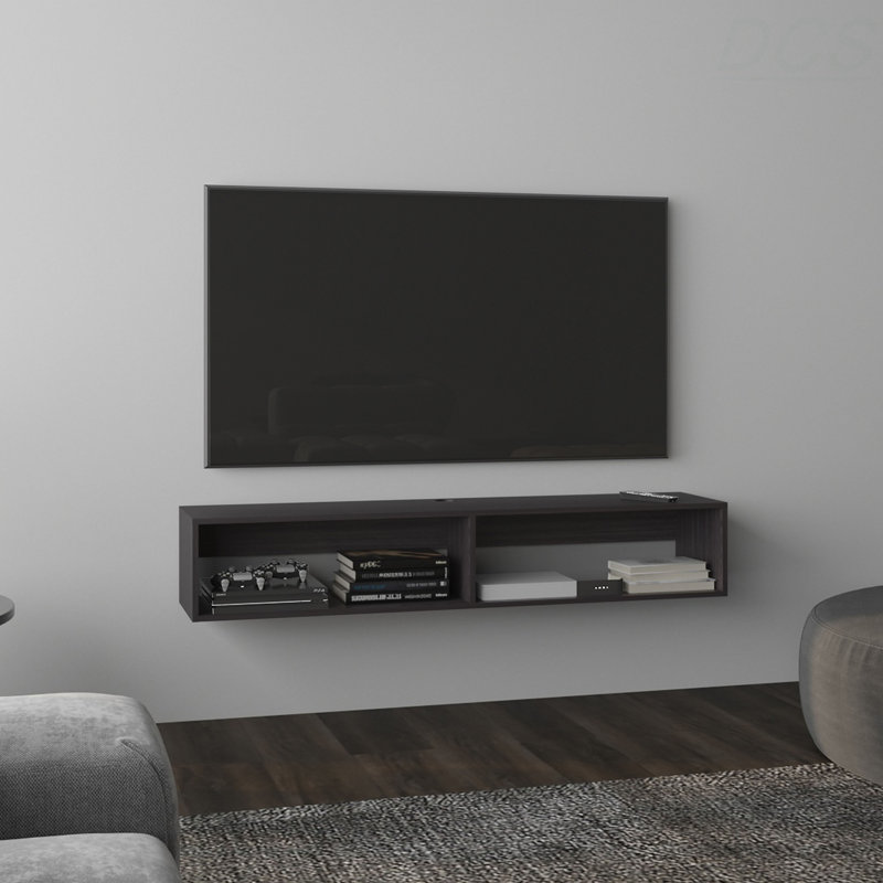 Meuble télé 59 po avec deux tablettes rectangulaires Eco