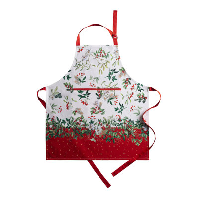 Tablier Maison d'Hermine Noël 100 % coton - 27,5 po x 31,5 po